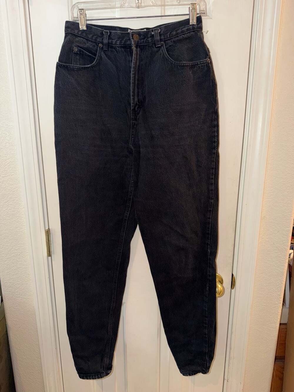 Midwest Traders Vintage 90s Black Denim High Rise Mom Jeans Size 10T